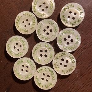 💐 TEN (10) Victoria Secret Buttons